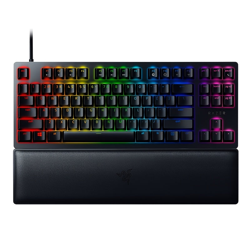 Razer Huntsman V2 Tenkeyless Mechanical Gaming Keyboard, Optical Switches, USB Powered, ≤36V Operating Voltage, with USB Cable, for Professional e-Sports, No Battery Required