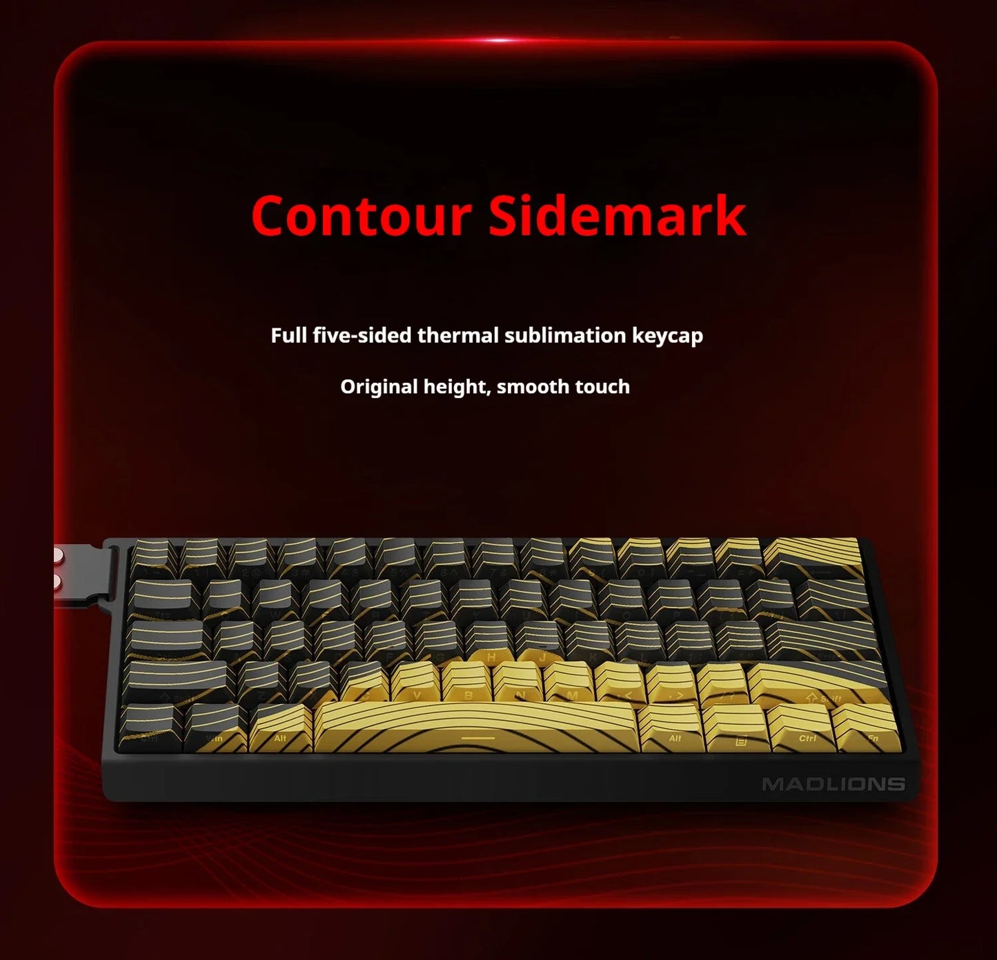 MADLIONS Mad 60he Mad60HE Mad 68HE Mechanical Keyboard Magnetic Switch Wired Hot Swap 8K Polling Rate Customized Gaming keyboard