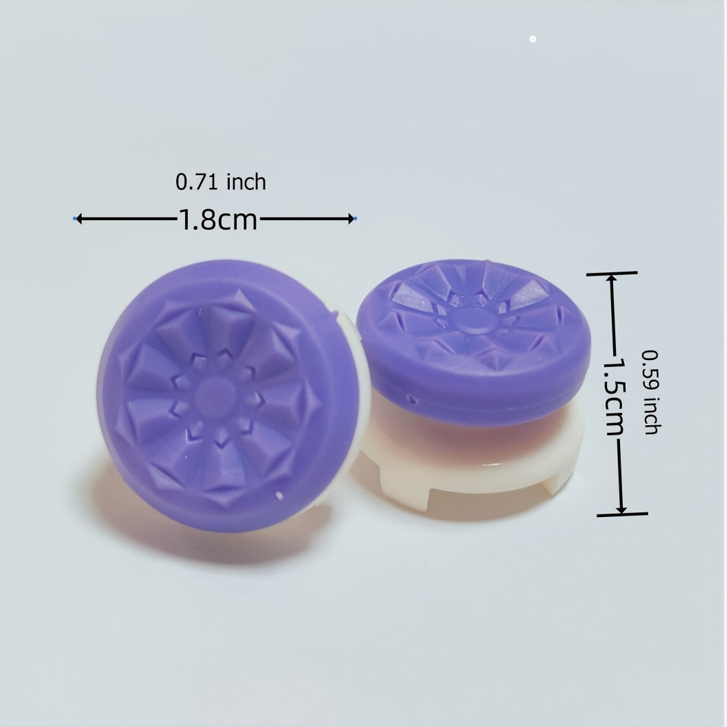 Silicone Thumb Grip Caps for PS4 & PS5 Controllers - Enhanced Precision and Comfort, High Analog Stick, 1 Set, Thumb Grip Caps